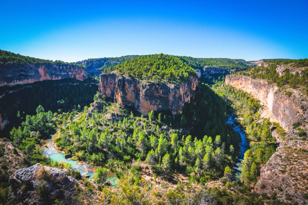 Panorámica del Parque Natural Hoces del Cabriel (Valencia)