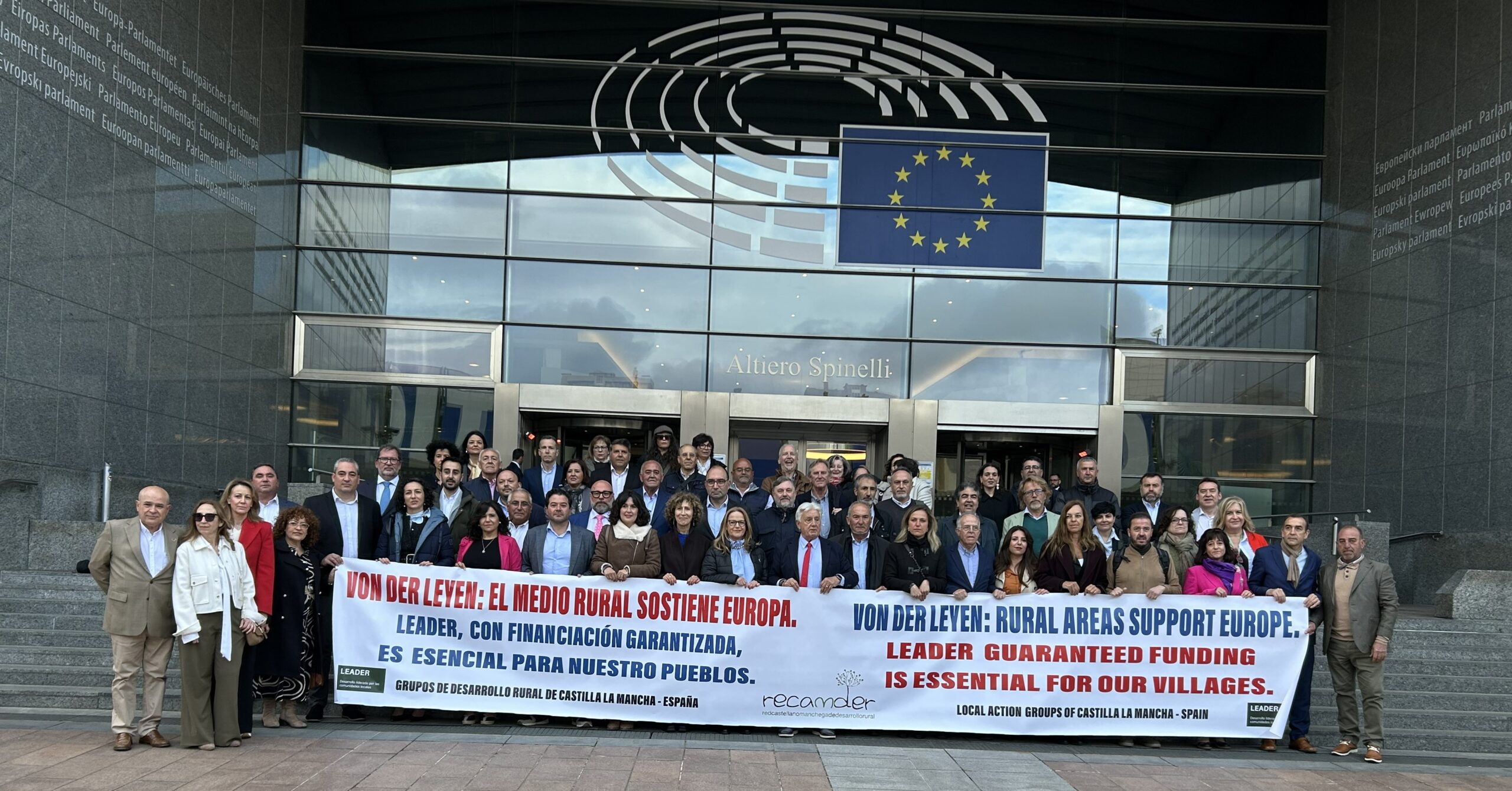 Los Grupos de Desarrollo Rural de Castilla-La Mancha defienden LEADER en Bruselas con la participación del CEDER La Manchuela