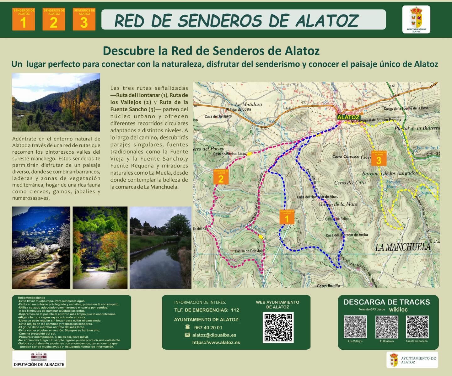 PRESENTACION DE 3 RUTAS SENDERISTAS DE ALATOZ